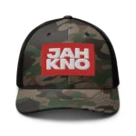 Box Logo Red Camo Trucker Hat