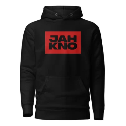 Jahkno Red Box Cut Hoodie